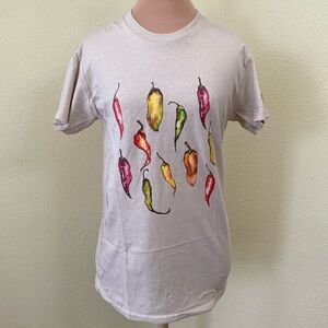 NWOT Custom Designed T-Shirt Hot Peppers Graphic